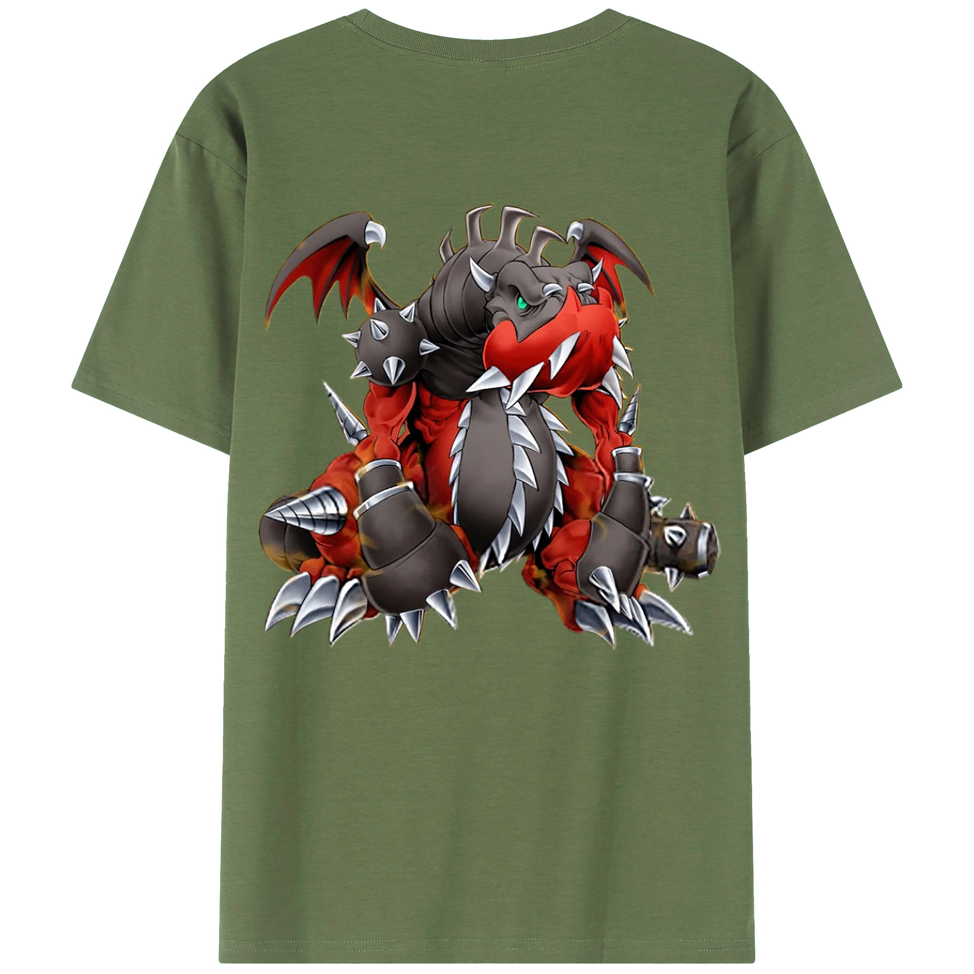 （画像用） 遊☆戯☆王 Yu-Gi-Oh! 綿100％ メンズ半袖Tシャツ（バックプリント） 通気性